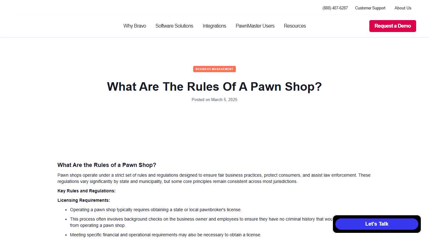 What Are the Rules of a Pawn Shop?